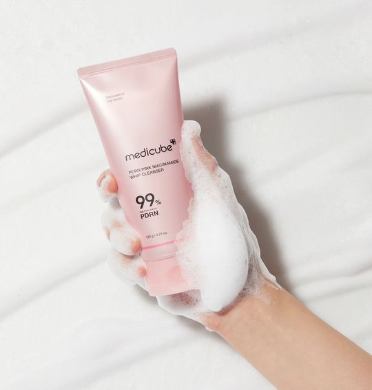 Medicube PDRN Pink Niacinamide Whip Cleanser - 120G (Original)