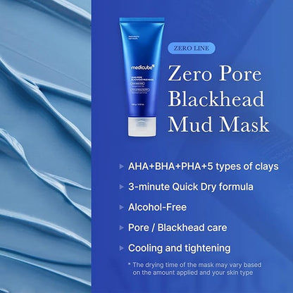 Medicube Zero Pore Blackhead Mud Mask 100g (Original)