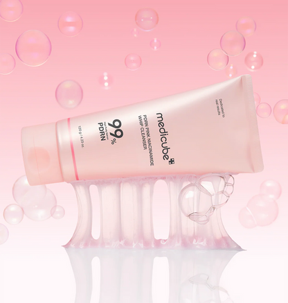 Medicube PDRN Pink Niacinamide Whip Cleanser - 120G (Original)