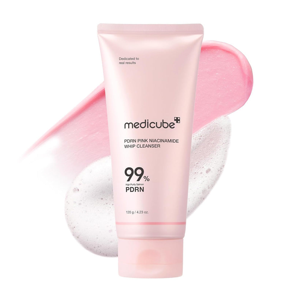 Medicube PDRN Pink Niacinamide Whip Cleanser - 120G (Original)